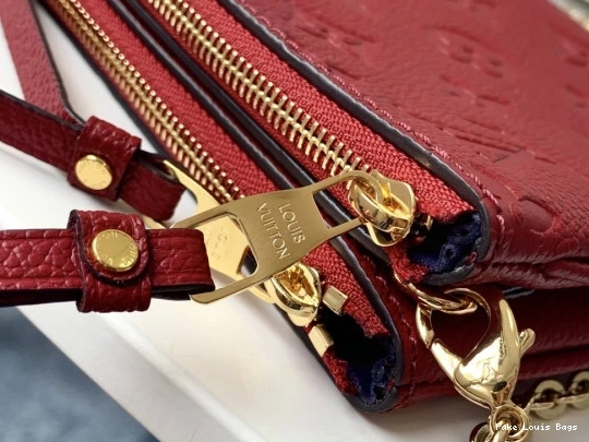 Rep ladies POCHETTE DOUBLE VUITTON ZIP LOUIS 0822